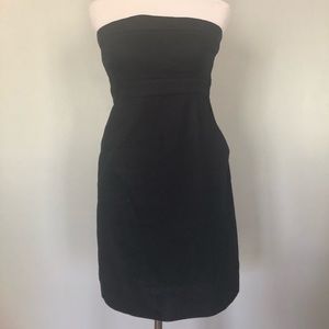 Strapless denim dress